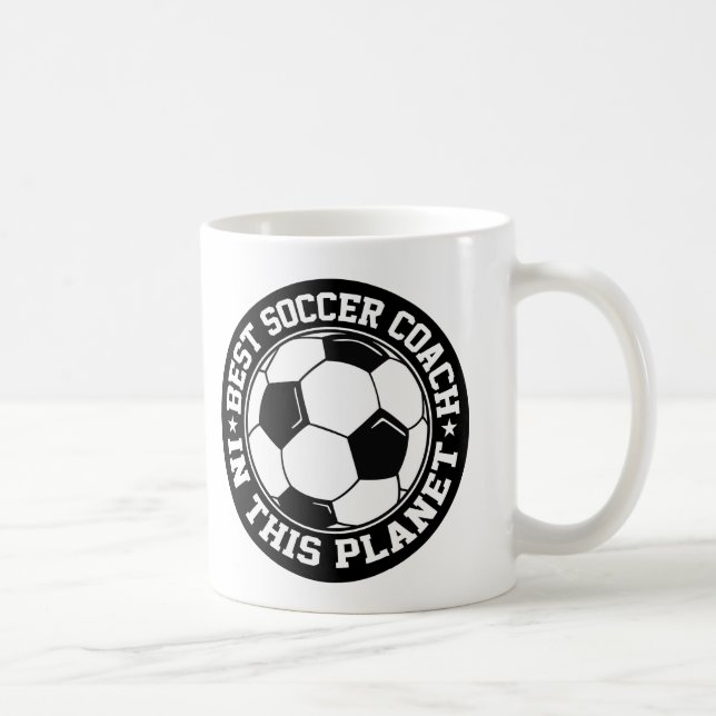 Bäst fotbolllagledare kaffemugg (Höger)