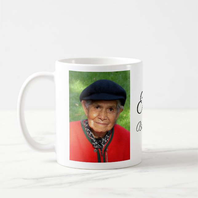 Bäst foto och namn för mormor någonsin kaffemugg (Vänster)