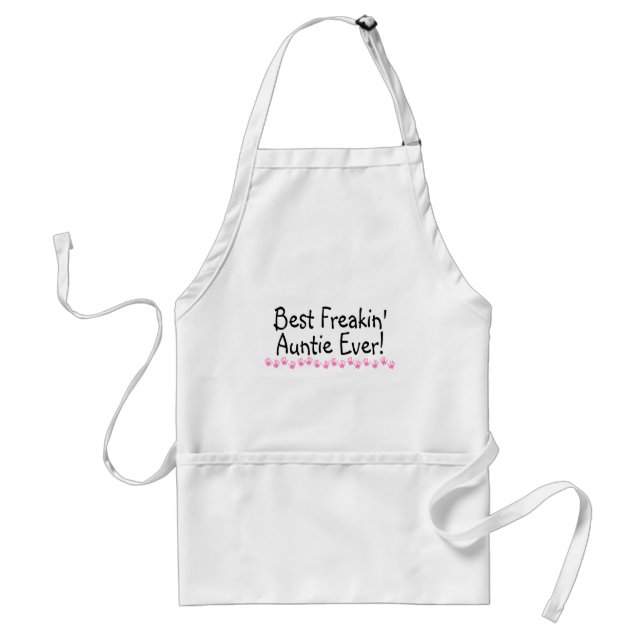 Bäst Freakin Auntie Varje Förkläde (Framsidan)