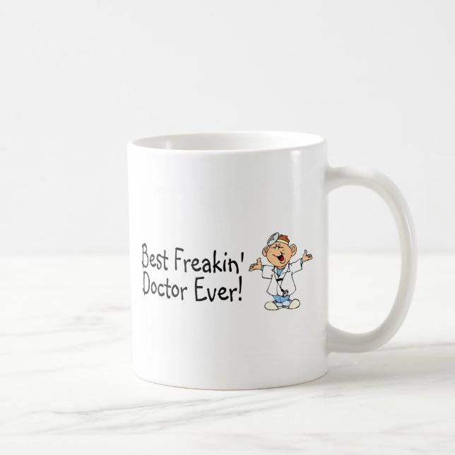Bäst Freakin doktor någonsin Kaffemugg (Höger)