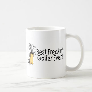 Bäst Freakin golfare någonsin 2 Kaffemugg