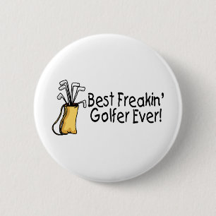 Bäst Freakin golfare någonsin 2 Knapp