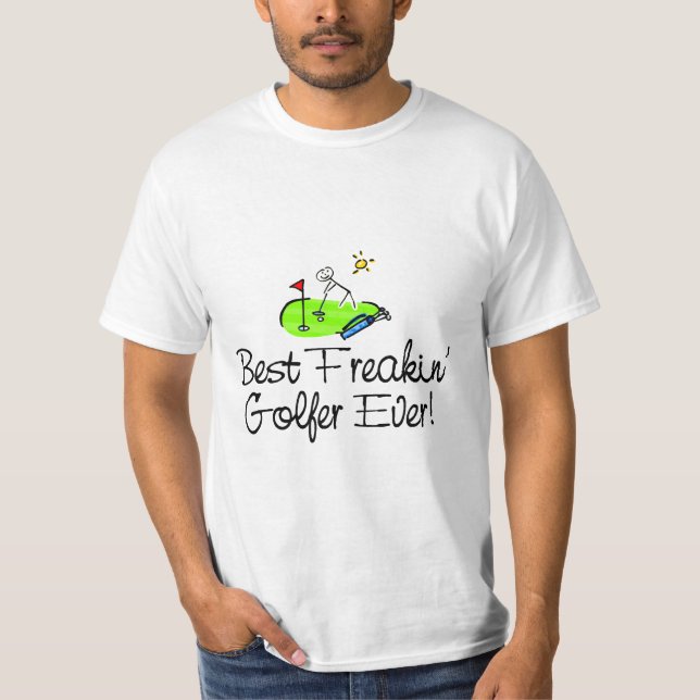 Bäst Freakin golfare någonsin Tee (Framsida)