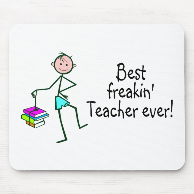 Bäst Freakin lärare någonsin Musmatta (Framsidan)