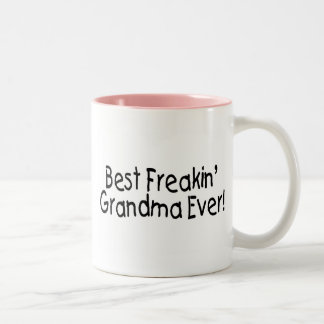 Bäst Freakin mormor någonsin Två-Tonad Mugg