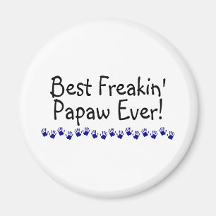 Bäst Freakin Papaw någonsin Magnet
