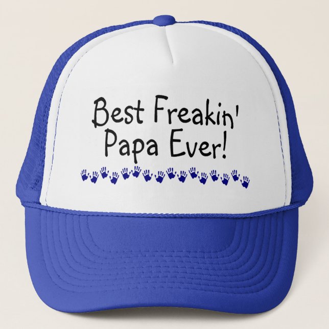 Bäst Freakin pappa någonsin Truckerkeps (Framsida)