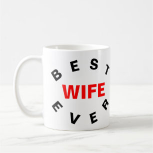 Bäst fru någonsin kaffemugg