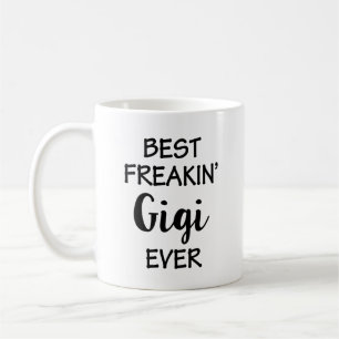 Bäst gåva för mormor för Freakin Gigi kaffemugg