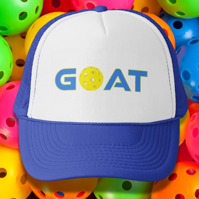 Bäst genom tiderna GOAT Pickleball Keps (Funny GOAT Pickleball hat. Greatest of all time pickleball player)