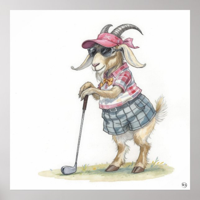 Bäst genom tiderna - Golf konsttryck Poster (Framsidan)