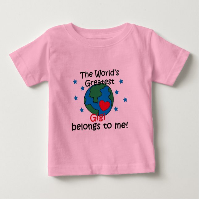 Bäst Gigi hör hemma till mig T-shirt (Framsida)