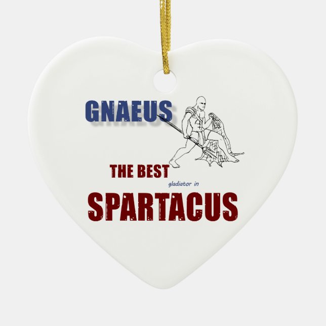 Bäst Gladiator Julgransprydnad Keramik (Framsidan)