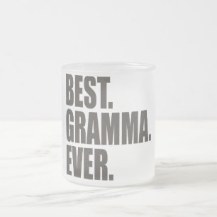 Bäst. Gramma. Ever. Frostad Glasmugg