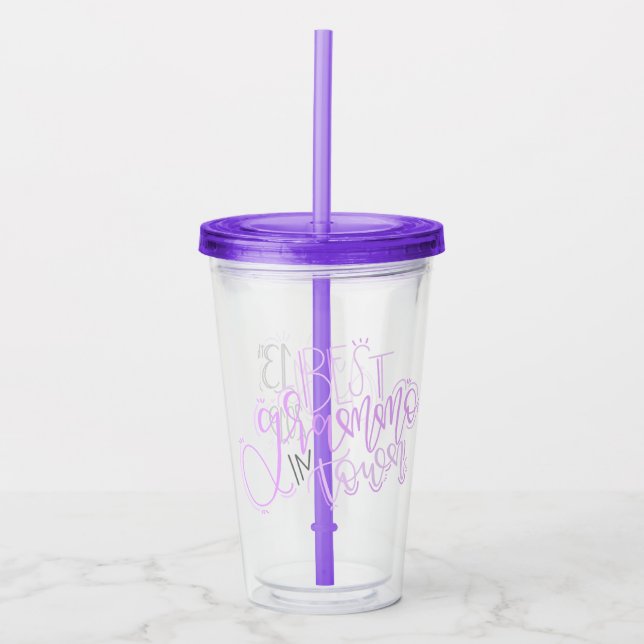 Bäst Grammo Tumbler Take Away Mugg (Framsida)