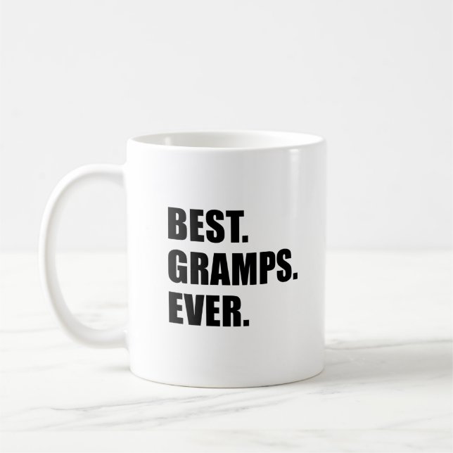 Bäst Gramps någonsin Kaffemugg (Vänster)