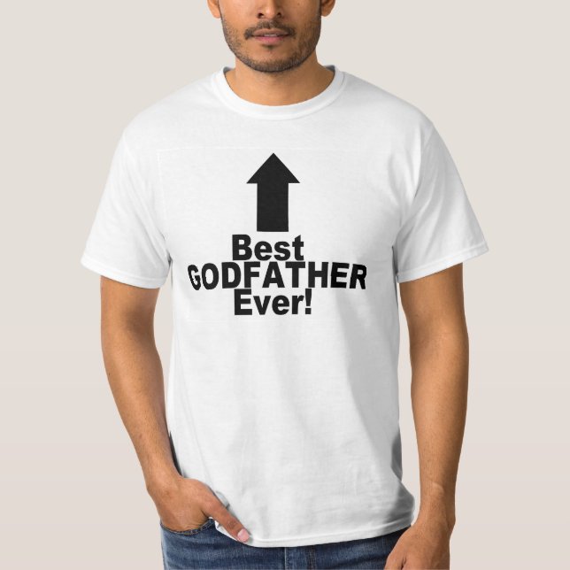 Bäst gudfader någonsin t-shirt (Framsida)