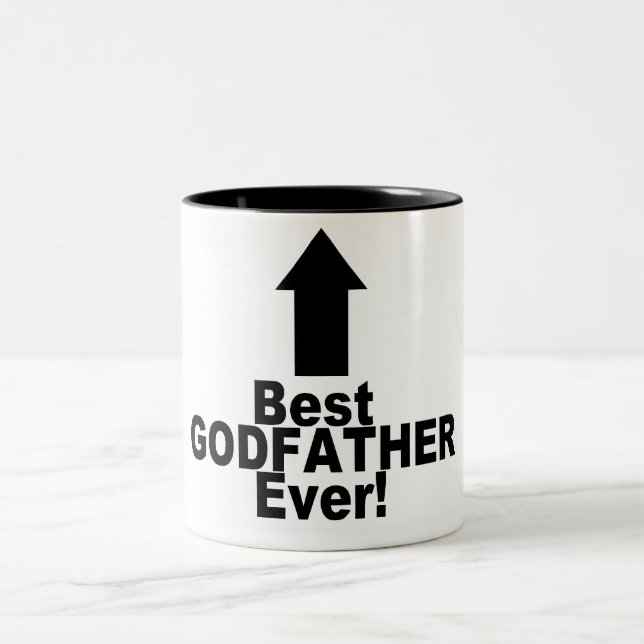 Bäst gudfader någonsin Två-Tonad mugg (Center)