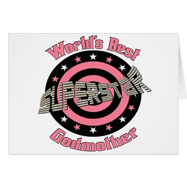 Bäst gudmorgåvor hälsningskort (Framsidan Horizontal)