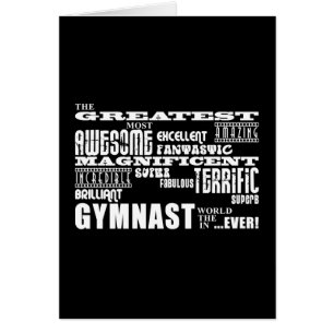 Bäst gymnaster: Mest underbar gymnast Hälsningskort