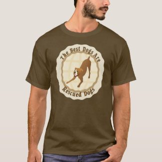 Bäst hundar räddas - boxare tee