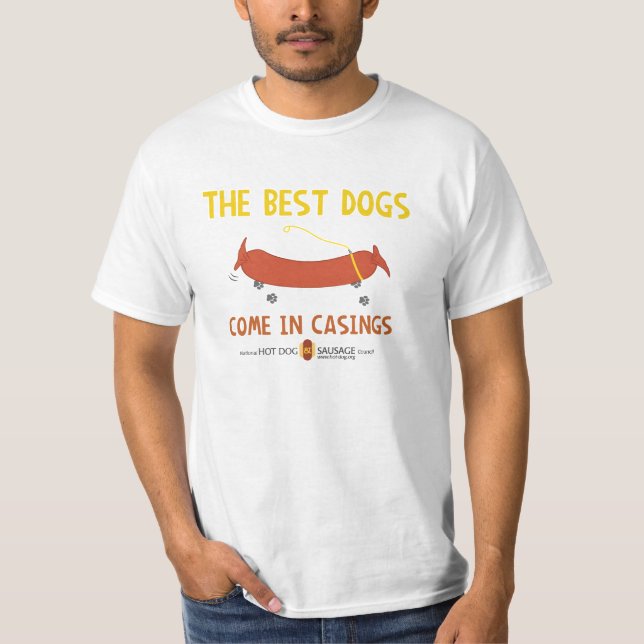 Bäst hundkom i CasingsT-tröja T-shirt (Framsida)