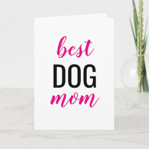 Bäst hundmamma kort