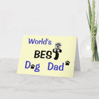 Bäst hundpappa kort