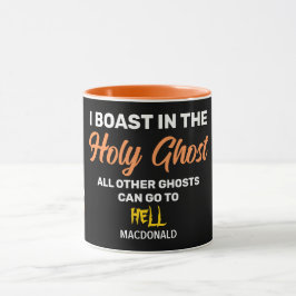 BAST I HELIGAN GHOST Christian Halloween Mugg