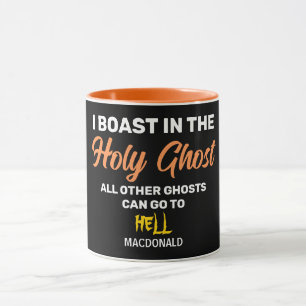 BAST I HELIGAN GHOST Christian Halloween Mugg
