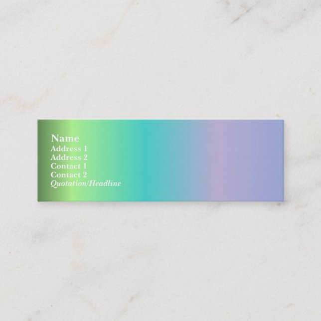 Bäst i Show profilera kortet Mini Visitkort (Framsida)