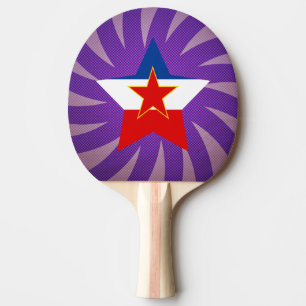 Bäst Jugoslavien flaggadesign Pingisracket