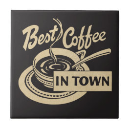 Bäst kaffe i Town Kakelplatta