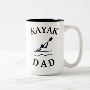 Bäst "KAJAKPAPPA" någonsin! Fars dag Två-Tonad Mugg