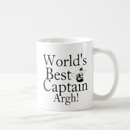 Bäst kapten för världar Argh Kaffemugg