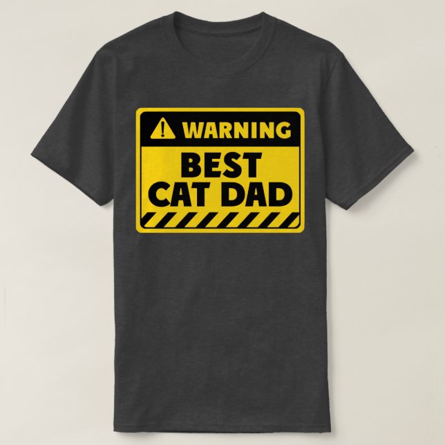 bäst katt pappa t shirt (Design framsida)