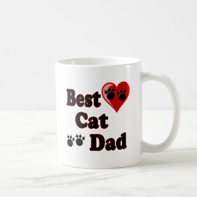 Bäst kattpappaMerchandise för far Kaffemugg (Höger)
