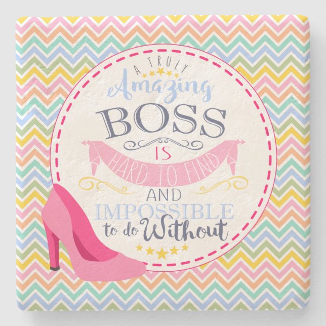 Bäst kustfartyg för chefkontorsdrink, julgåva stenunderlägg (Framsidan)