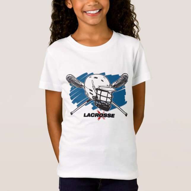 Bäst Lacrosse Tee Shirt (Framsida)