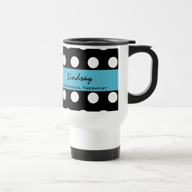 Bäst LÄKARUNDERSÖKNINGTERAPEUTpolka dots med AQUA Resemugg (Höger)