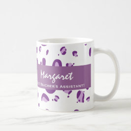Bäst lärare tryck för Leopard för namn för Kaffemugg