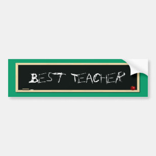 Bäst lärareBlackboardbildekal Bildekal
