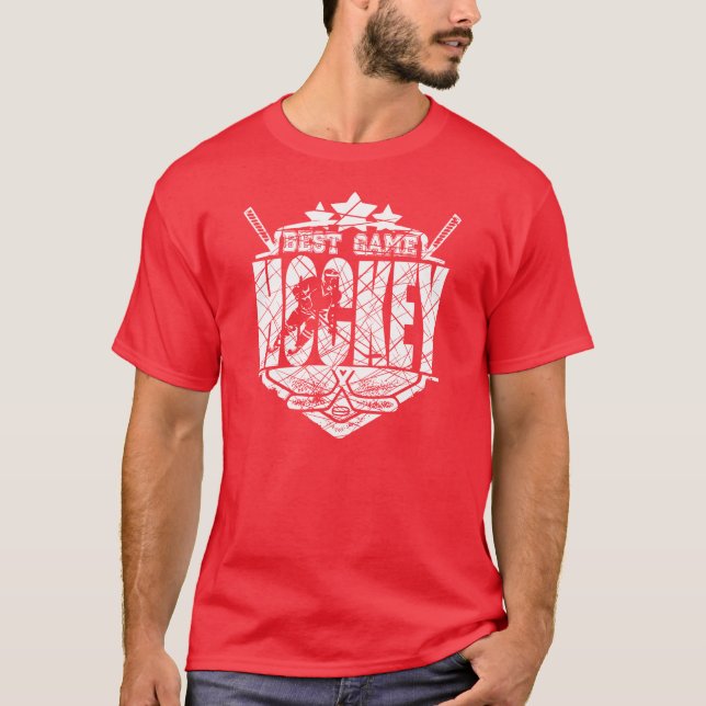 BÄST LEK FÖR HOCKEY!!!!!!!!! TEE SHIRT (Framsida)