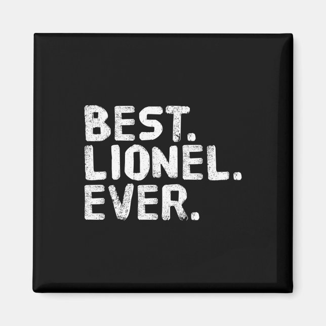 Bäst. Lionel. Aldrig. Funny Personlig Namn Joke G Magnet (Framsidan)