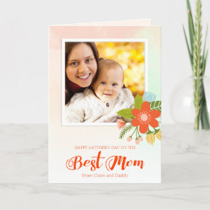 Bäst mamma, beställnings- kort för fotomors