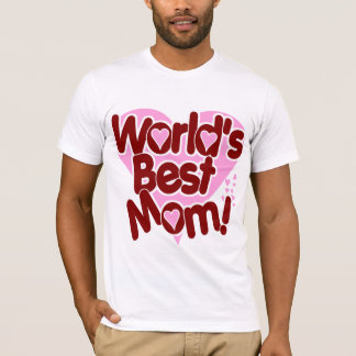 Bäst mamma för världar tee shirt