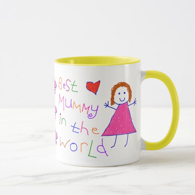 Bäst mamma i värld mugg (Höger)