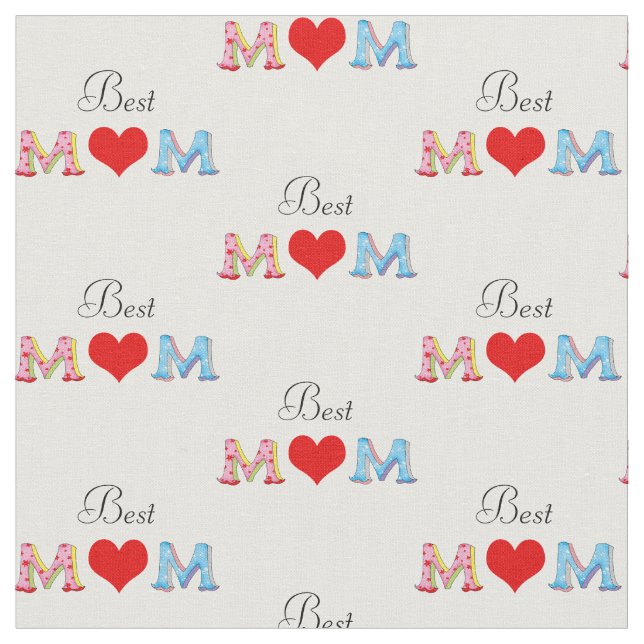 bäst mamma - mors dag tyg (Närbild)