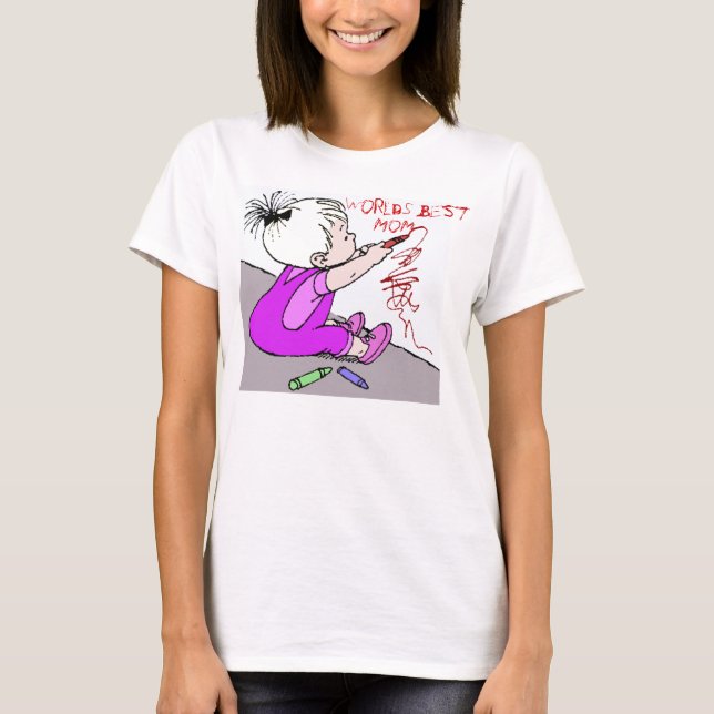 Bäst mammaTshirt för världar T Shirt (Framsida)