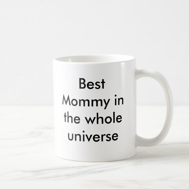 Bäst mammor i det hela universum kaffemugg (Höger)
